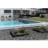13896 11 dekoracni misa quadrado sklolaminat 50x50 cm antracit