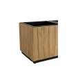 13935 18 dreveny truhlik maxi drevo sirka 81 cm hneda
