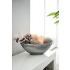 13977 18 stribrna misa mondana sklolaminat sirka 39 cm stribrno cerna