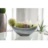 13977 22 stribrna misa mondana sklolaminat sirka 39 cm stribrno cerna