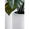 14001 15 kulaty kvetinac mera sklolaminat vyska 95 cm bily mat