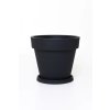 14289 8 miska pod kvetinac plato plast 30 cm antracit
