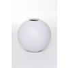 14418 5 kvetinac globo sklolaminat 40 cm bila