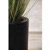 14490 7 kvetinac escada sklolaminat vyska 40 cm cerna