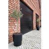 14490 8 kvetinac escada sklolaminat vyska 40 cm cerna