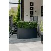 Květináč ELEMENTO SLIM, sklolaminát, šířka 90 cm, antracit