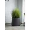 Květináč TROPICO, sklolaminát, výška 29 cm, antracit