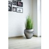 14757 10 kvetinac tempest sklolaminat vyska 41 cm stribrny