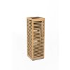 14766 6 kvetinac block drevo vyska 77 cm s prickami hnedy