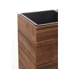14775 11 kvetinac elemento drevo sirka 93 cm s plastovou vlozkou hnedy