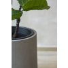 14823 7 kvetinac vekra sklolaminat vyska 40 cm beton design sedy