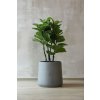 Květináč VEKRA, sklolaminát, výška 40 cm, beton-design, šedý