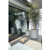 Květináč CHICO, sklolaminát, průměr 50 cm, beton design šedý