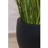 14967 5 kulaty kvetinac pluto sklolaminat vyska 30 cm antracit