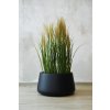 15117 9 kvetinac gordo sklolaminat vyska 21 cm cerny