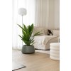 15123 8 kvetinac gordo sklolaminat vyska 21 cm sedy