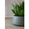 15123 10 kvetinac gordo sklolaminat vyska 21 cm sedy