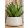 15132 10 kvetinac gordo sklolaminat vyska 21 cm kremovy