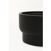 15141 11 designovy kvetinac livelli sklolaminat vyska 28 cm cerny