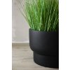 15144 11 designovy kvetinac livelli sklolaminat vyska 33 cm cerny