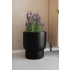 15147 8 kvetinac livello sklolaminat vyska 41 cm cerny