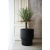 15150 15 kvetinac livello sklolaminat vyska 50 cm cerny