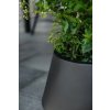 15153 4 kulaty kvetinac berbelit sklolaminat vyska 30 cm cerny