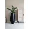 15177 10 vysoky kvetinac berbela sklolaminat vyska 80 cm cerna