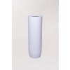 15180 15 kvetinac solerio sklolaminat vyska 100 cm bily mat outlet