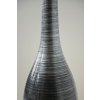 15360 16 vaza delgada sklolaminat vyska 56 cm cerno stribrna