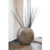 15369 16 dekorativni podlahova vaza atena sklolaminat vyska 50 cm stribrno cerna
