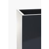 15372 11 kvetinac elemento praskovana ocel sirka 59 cm s kolecky antracit
