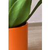 15387 5 okrasny kvetinac new rondo hlinik 25x25 cm oranzovy