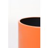 15387 7 okrasny kvetinac new rondo hlinik 25x25 cm oranzovy