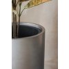 15459 6 interierovy kvetinac estable sklolaminat horni prumer 34 x vyska 80 cm stribrny