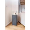 2158 16 dekoracni sloup svicen candela vlaknocement vyska 80 cm antracit vzhled betonu candela