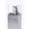 2176 19 svicen dekoracni sloup candela hlinikovy kompozit vyska 100 cm stribrny lesk candela