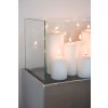 2188 8 dekoracni svicen sloup candela xl hlinikovy kompozit vyska 100 cm stribrna metaliza candela xl