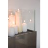 2188 9 dekoracni svicen sloup candela xl hlinikovy kompozit vyska 100 cm stribrna metaliza candela xl