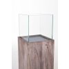 2209 14 dekoracni svicen sloup candela recyklovane drevo vyska 100 cm hnedy candela