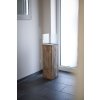 2209 16 dekoracni svicen sloup candela recyklovane drevo vyska 100 cm hnedy candela
