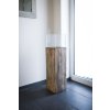 2209 17 dekoracni svicen sloup candela recyklovane drevo vyska 100 cm hnedy candela