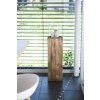 Dekorační svícen/sloup CANDELA, recyklované dřevo, výška 100 cm, hnědý