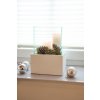 2224 19 svicen candelita sklolaminat vyska 29 cm bily mat candelita