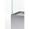 2251 16 dekorativni svicen sloup candela hlinikovy kompozit vyska 80 cm stribrna metaliza candela