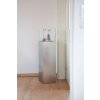2254 18 dekorativni svicen sloup candela hlinikovy kompozit vyska 100 cm stribrna metaliza candela