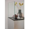 2254 19 dekorativni svicen sloup candela hlinikovy kompozit vyska 100 cm stribrna metaliza candela