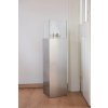 2254 25 dekorativni svicen sloup candela hlinikovy kompozit vyska 100 cm stribrna metaliza candela