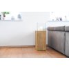 2257 15 dekorativni svicen sloup candela drevo vyska 80 cm hnedy candela