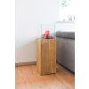 Dekorativní svícen/sloup CANDELA, dřevo, výška 80 cm, hnědý